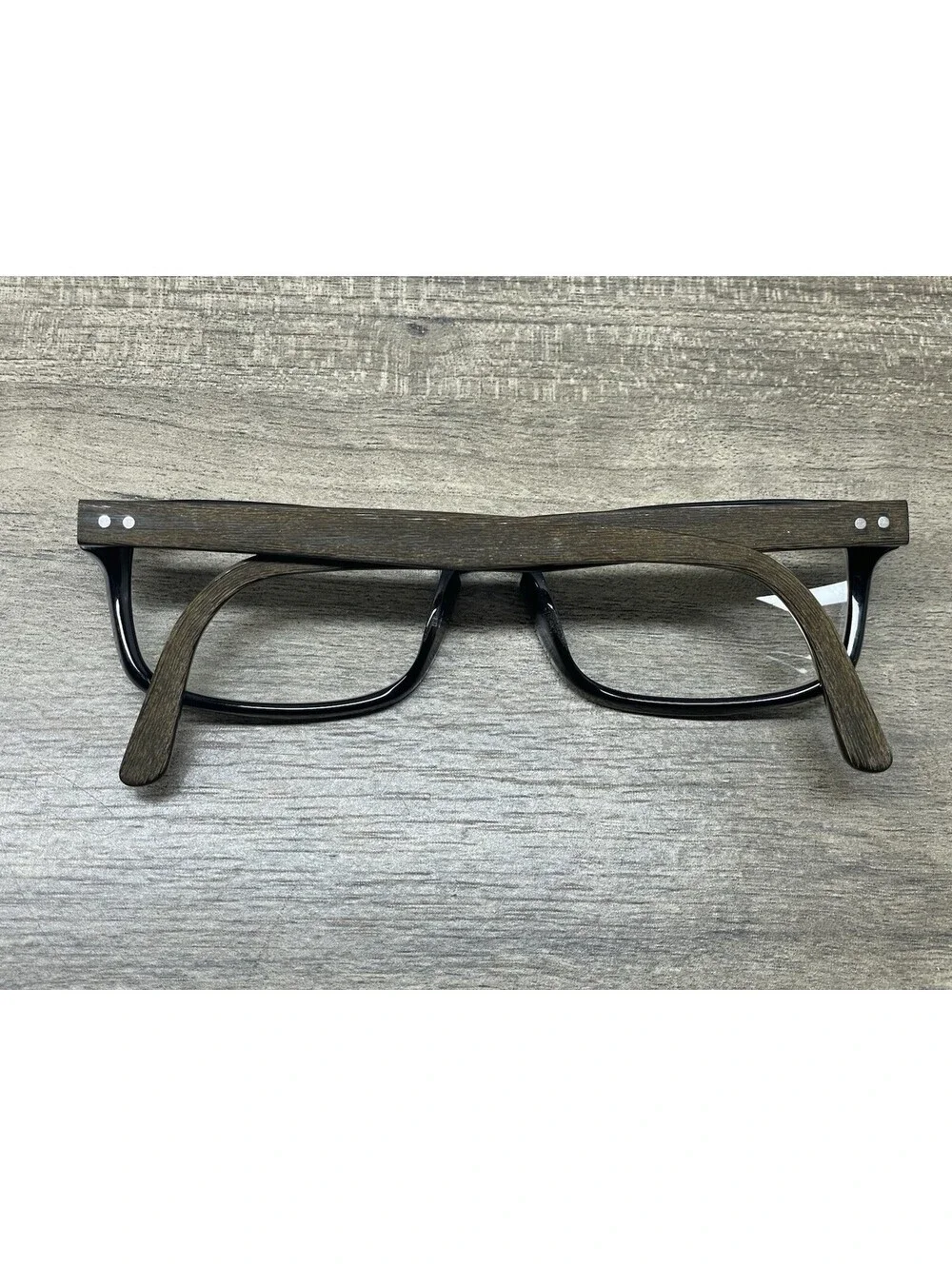 Scott Harris Eyeglasses SH273 C3 53[]16-140 Full Rim Black Brown Wood Frames